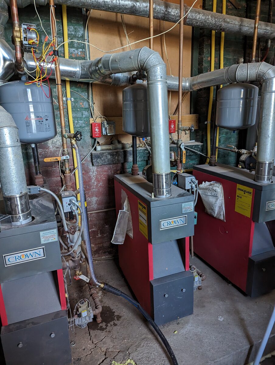 Crown boiler installation from the JSEP portfolio