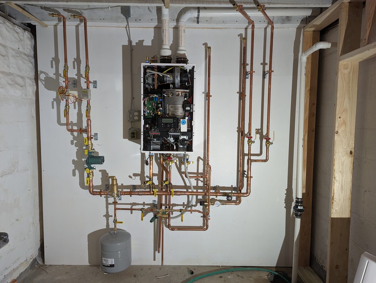 Hydronic heating piping and controls from the JSEP portfolio